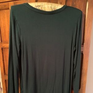 Tresics forest green lovely size L top